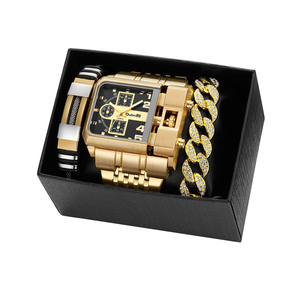 Multi-timezone  Men's Watch