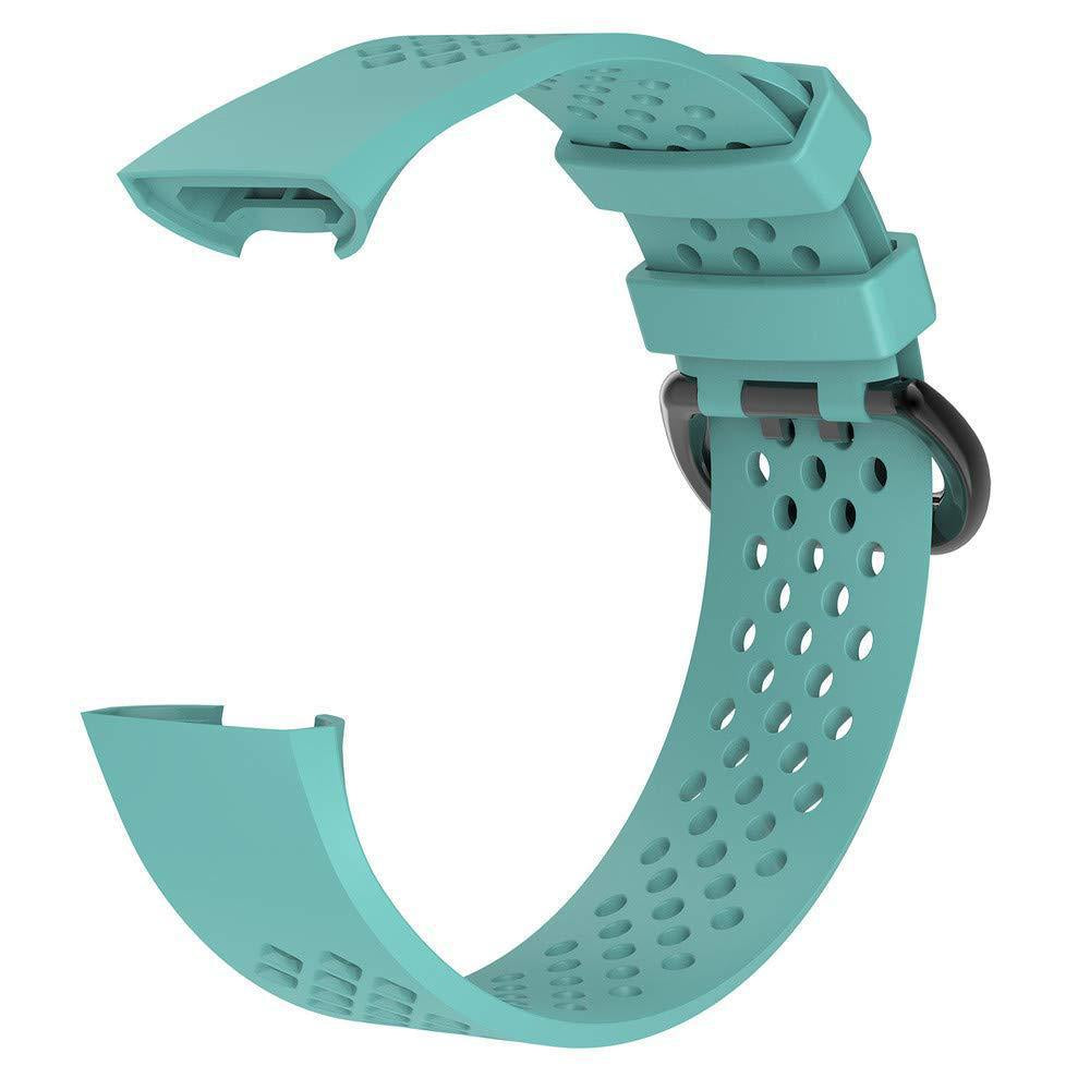 Sporty Silicone Wristwatch Strap