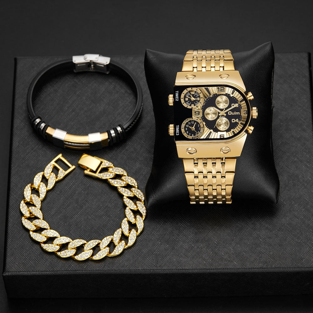 Multi-timezone  Men's Watch