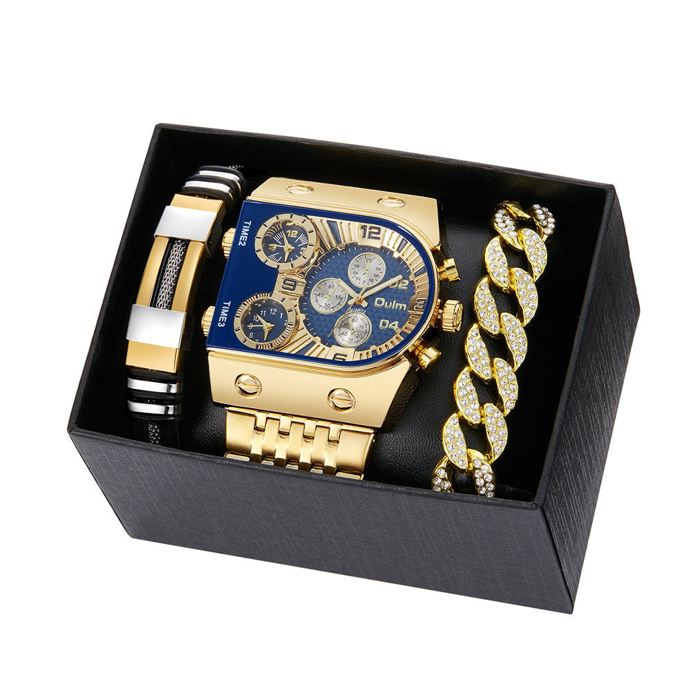 Multi-timezone  Men's Watch